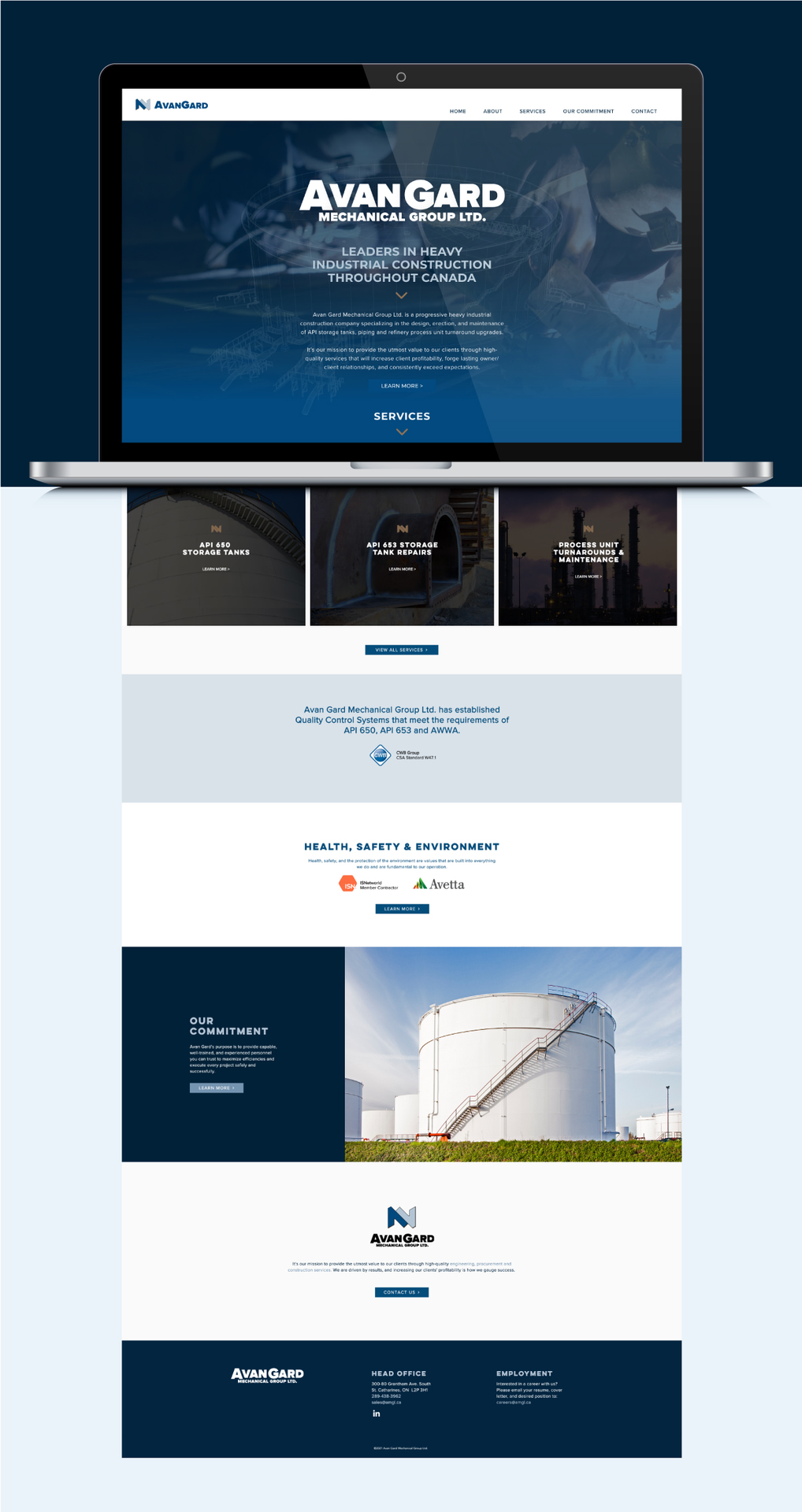 Avan Gard Full UI Design