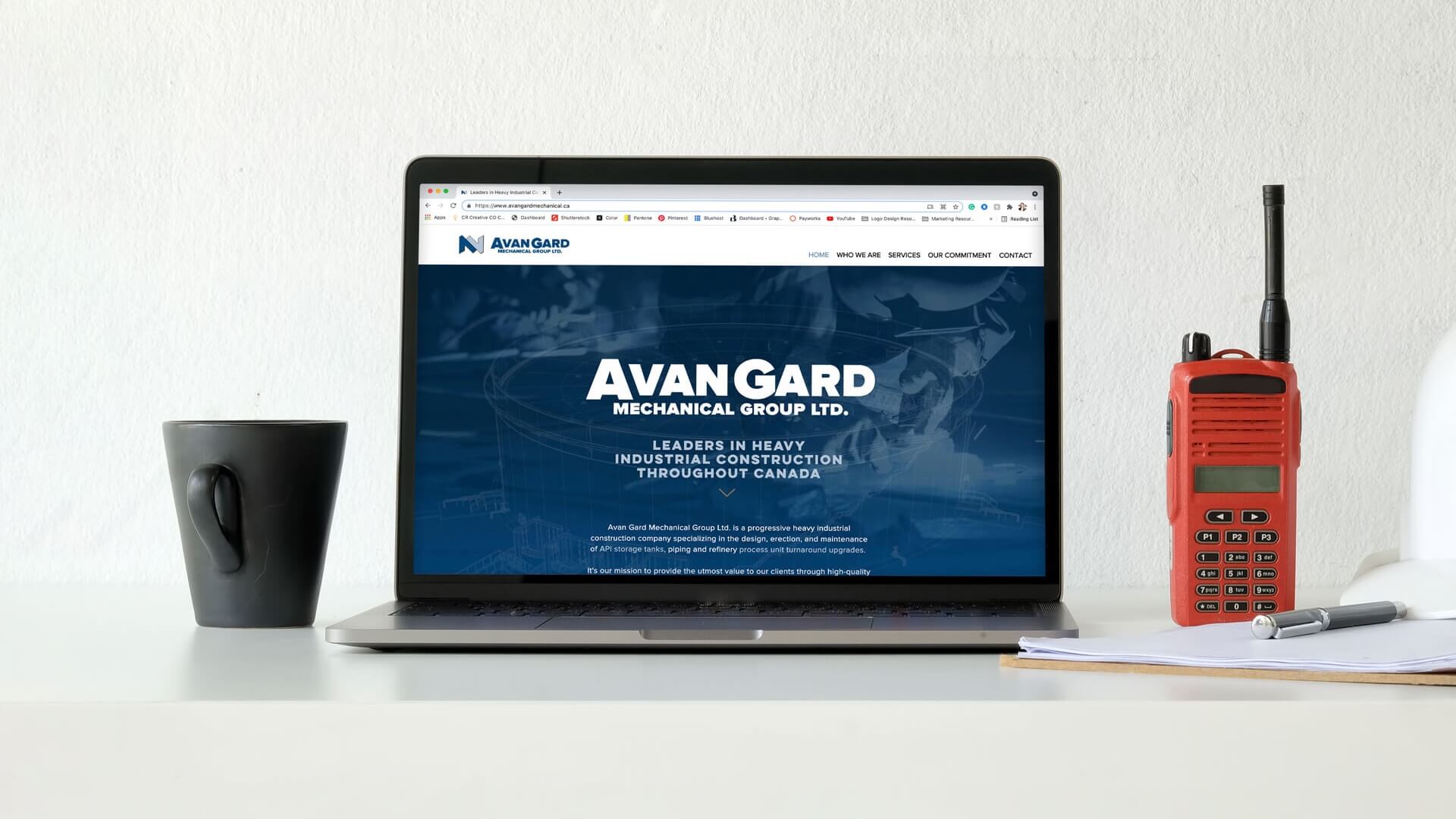 Avan Gard Mechanical Group Ltd. Website Design