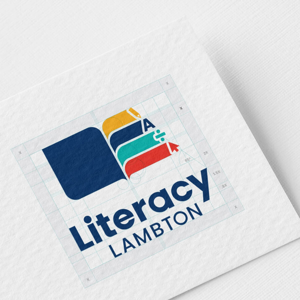 Literacy Lambton Logo Design Clearspace