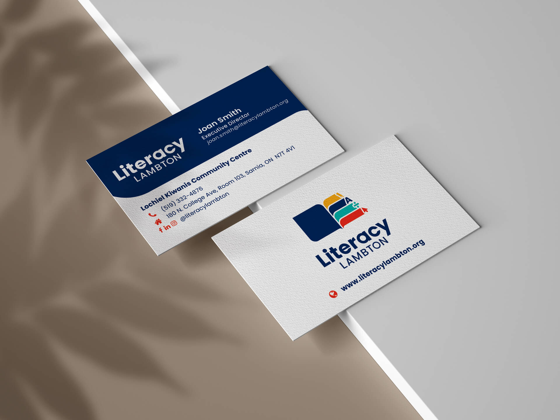 Literacy Lambton Business Cards