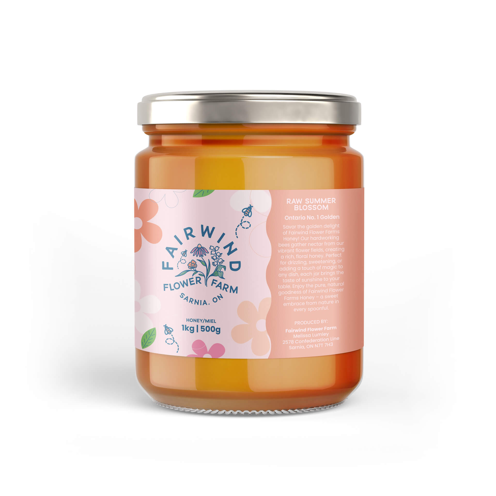 Fairwind Honey Labels