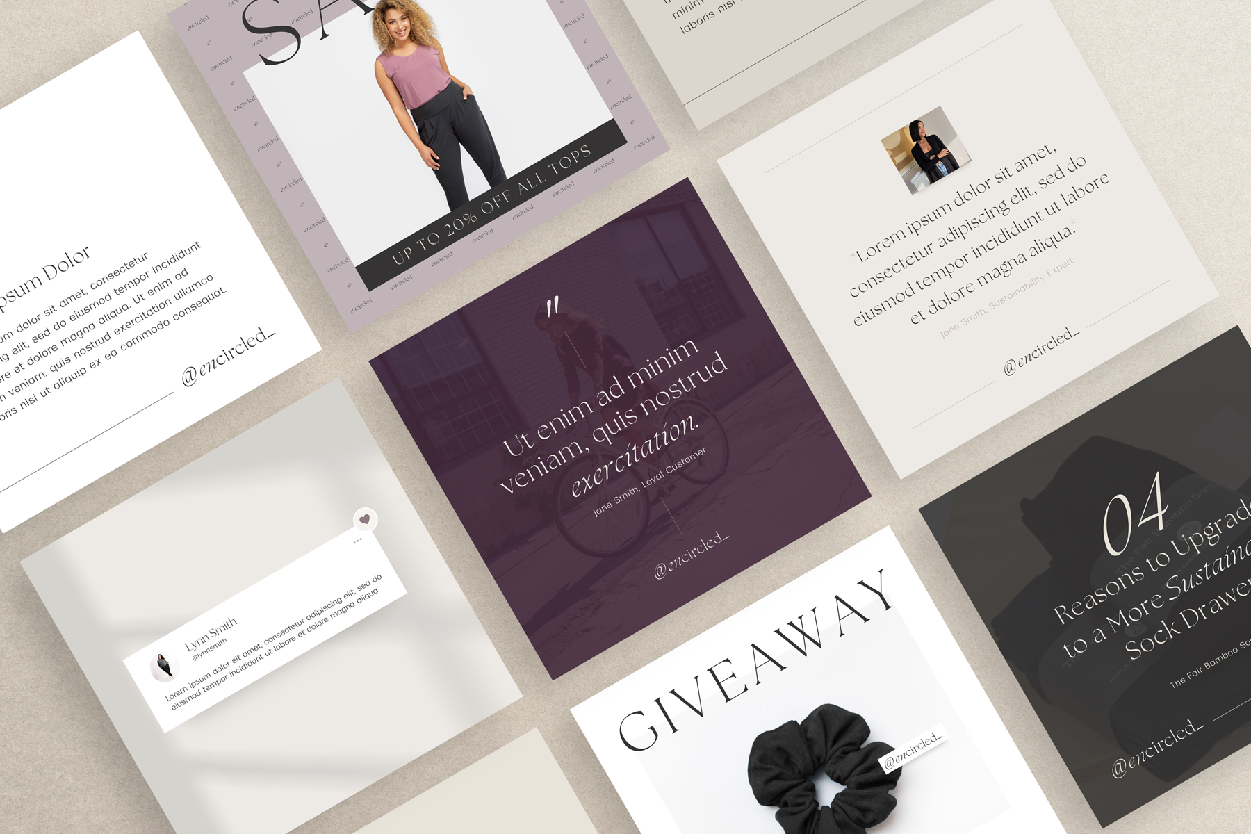 Encircled Inc Social Media Templates