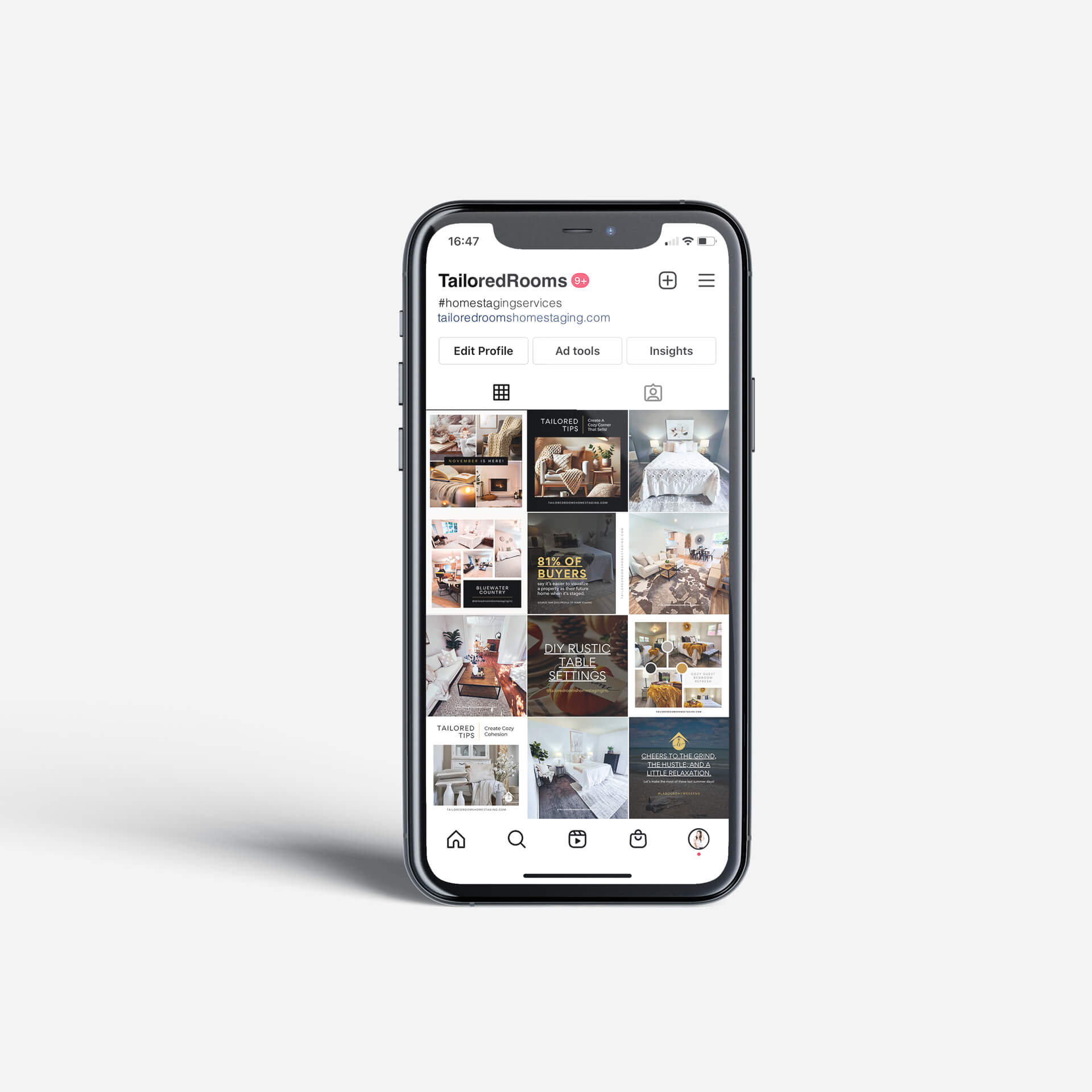 Tailored Rooms Instagram Feed